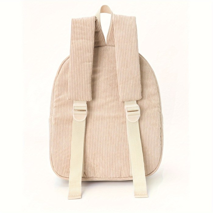 cute fox backpack soft corduroy material with adjustable straps cute fox backpack soft corduroy material with adjustable straps