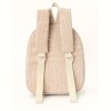 cute black bear backpack soft corduroy material with adjustable straps