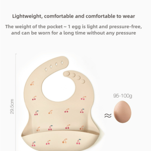 rocket pattern beige soft and safe silicone baby feeding set bib, bowl, and spoon combo for mess free meals rocket pattern beige soft and safe silicone baby feeding set bib, bowl, and spoon combo for mess free meals