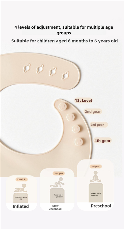 dinosaur pattern beige soft and safe silicone baby feeding set bib, bowl, and spoon combo for mess free meals dinosaur pattern beige soft and safe silicone baby feeding set bib, bowl, and spoon combo for mess free meals