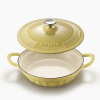 buydeem cp581 enameled cast iron dutch oven yellow