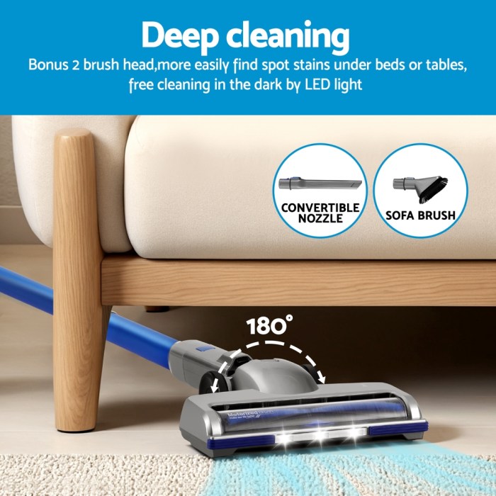 devanti 300w stick vacuum cleaner cordless self standing devanti 300w stick vacuum cleaner cordless self standing