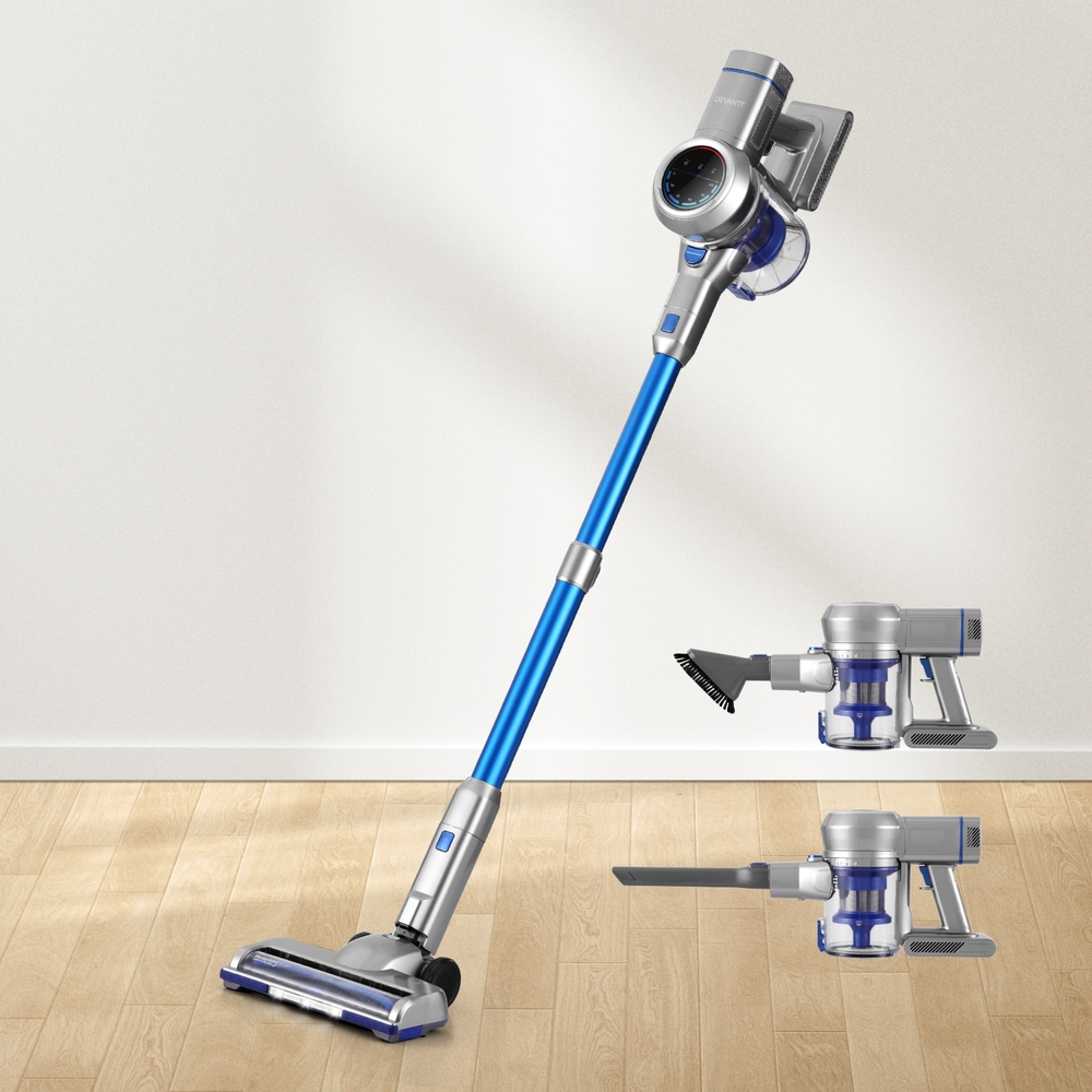 devanti 300w stick vacuum cleaner cordless self standing