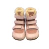 TipsieToes Barefoot Genuine Leather Baby Toddler Girl Boy Kids Fur Lined Boots