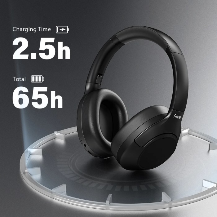 fifine bluetooth wireless headset, noise cancelling headphones withe transparency mode, deep bass, clear calls,65h playtime x3 FIFINE Bluetooth wireless headset, Noise Cancelling Headphones withe Transparency Mode, Deep Bass, Clear Calls,65H Playtime -X3 3