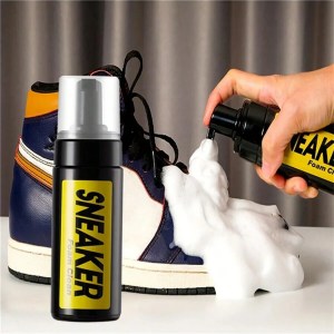 shoe cleaner care kit for leather, knit, canvas, and pu sneakers 2 brushes, 5.3oz cleaning solution & 1 towel Shoe Cleaner Care Kit for Leather, Knit, Canvas, and PU Sneakers - 2 Brushes, 5.3oz Cleaning Solution & 1 Towel 2