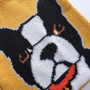 Frenchie Knitted Soft Top-Handle Shopper Handbag 3