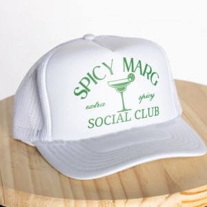 Spicy Marg Social Club Truck Cap – Baseball Cap for Men & Women – Ventilated Mesh, Party, Trucker Hat 3