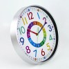 12 inch early childhood education wall clock – silent, battery powered, colourful 12-inch Early Childhood Education Wall Clock – Silent, Battery-Powered, Colourful 5
