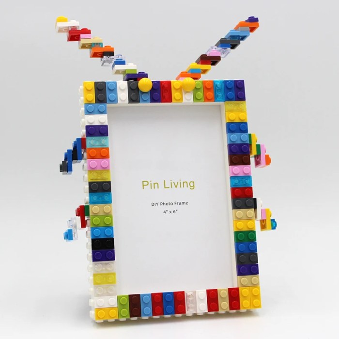 colorful butterfly diy leggo style building block mosaic children's handmade photo frame Colorful Butterfly DIY Leggo Style Building Block Mosaic Children's Handmade Photo Frame 6
