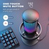 FIFINE USB Microphone for Recording and Streaming on PC and Mac,Headphone Output and Touch-Mute Button,Mic with 3 RGB Modes -A8 2