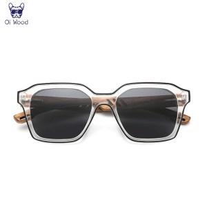 oi wood sunglasses clear frame bamboo polarized sunglasses Oi Wood Sunglasses Clear Frame Bamboo Polarized Sunglasses 3