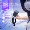 fifine xlr/usb dynamic microphone with headphone jack/rgb/mute,mic for recording streaming gaming ps4/ps5 ampligame am8w FIFINE XLR/USB Dynamic Microphone with Headphone Jack/RGB/Mute,MIC for Recording Streaming Gaming PS4/PS5 Ampligame AM8W 2