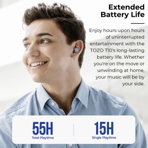 tozo 2024 t10 mini wireless earbuds ergonomic edition bluetooth 5.3 headphones 55h playtime app eq customisable TOZO 2024 T10 mini Wireless Earbuds Ergonomic Edition Bluetooth 5.3 Headphones 55H Playtime APP EQ Customisable 4