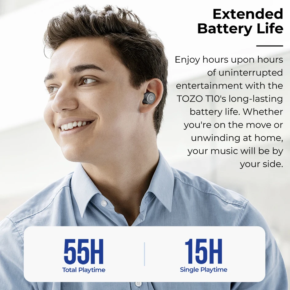 tozo 2024 t10 mini wireless earbuds ergonomic edition bluetooth 5.3 headphones 55h playtime app eq customisable TOZO 2024 T10 mini Wireless Earbuds Ergonomic Edition Bluetooth 5.3 Headphones 55H Playtime APP EQ Customisable 4