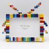 colorful butterfly diy leggo style building block mosaic children's handmade photo frame Colorful Butterfly DIY Leggo Style Building Block Mosaic Children's Handmade Photo Frame 1