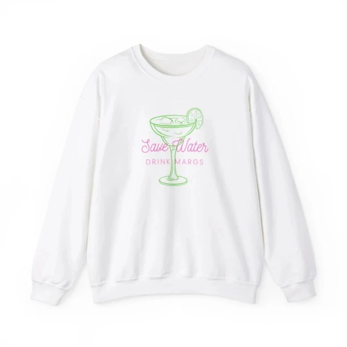"Save Water Drink Margs" Unisex Crewneck Sweatshirt 3