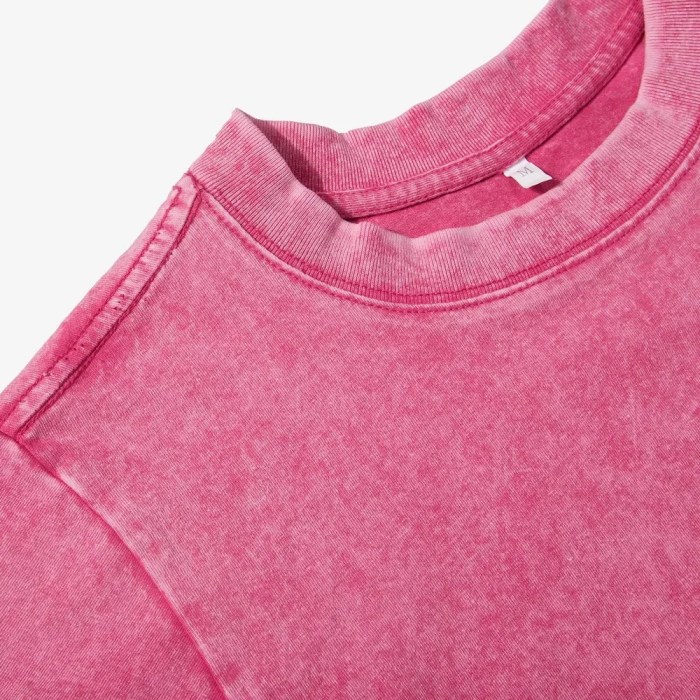 Bubble Sculpture Pre-Washed Cropped T Shirt 5