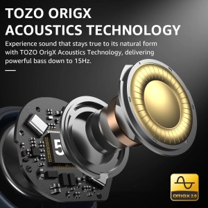 TOZO Bluetooth Earbuds TWS Upgrade in ear Headsets Wireless with Mic LED Power Display Longer Playing Time 2
