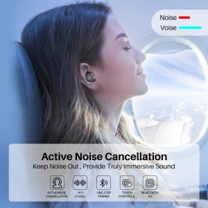 tozo nc9 wireless earphone hybrid active noise cancelling ,bluetooth earbuds TOZO NC9 Wireless Earphone Hybrid Active Noise Cancelling ,Bluetooth Earbuds 2