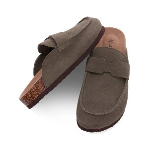 Crestar Women Clogs Slippers Classic Fashion Cork Suede Mules 1