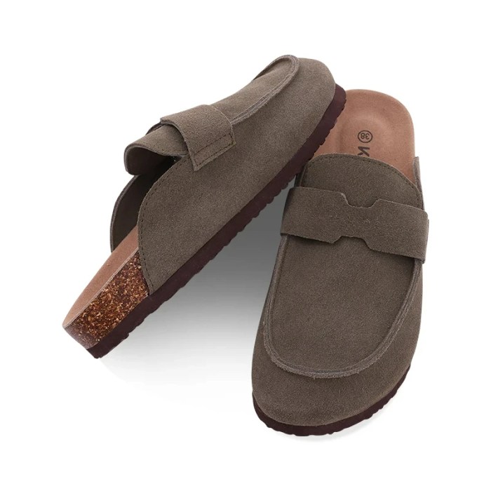 crestar women clogs slippers classic fashion cork suede mules Crestar Women Clogs Slippers Classic Fashion Cork Suede Mules 1