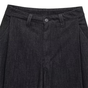 Zach women's Denim effect jacket, high waisted pleated pants 6