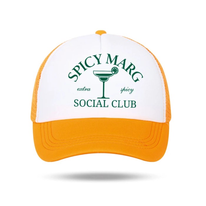 spicy marg social club truck cap – baseball cap for men & women – ventilated mesh, party, trucker hat spicy marg social club truck cap – baseball cap for men & women – ventilated mesh, party, trucker hat