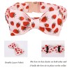 Strawberry Dog Collar with Bowtie 4