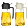 2in1 Oil Sprayer Glass Bottle for Cooking Anti-leakage Olive Oil Storage Bottle
