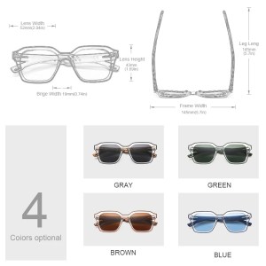 oi wood sunglasses clear frame bamboo polarized sunglasses Oi Wood Sunglasses Clear Frame Bamboo Polarized Sunglasses 2