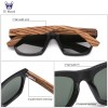 Oi Wood New Zebra Wooden Leg Polarized Driving Sunglasses 4