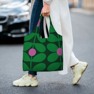 1960s retro inspired pattern tote bag durable canvas shoulder shopper handbag 1960s Retro-Inspired Pattern Tote Bag - Durable Canvas Shoulder Shopper Handbag 4