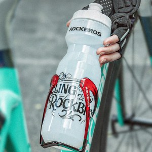 ROCKBROS Bicycle Water Bottle Plastic Outdoor Running Sports Squeeze Bottle 2