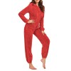 women winter warm plush romper pyjamas Women Winter Warm Plush Romper Pyjamas 6