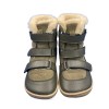 TipsieToes Barefoot Genuine Leather Baby Toddler Girl Boy Kids Fur Lined Boots 4