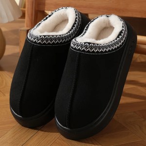 Winter Plush Warm Platform Slippers 5
