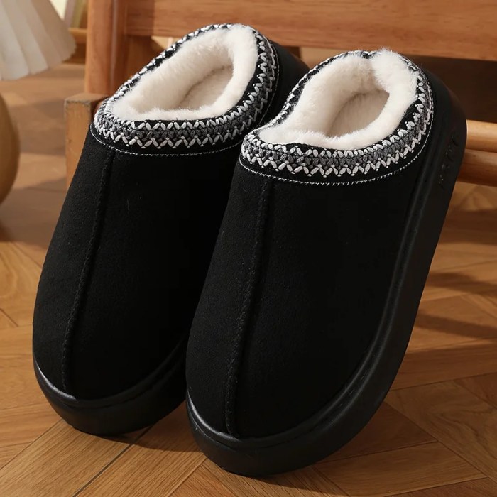 winter plush warm platform slippers Winter Plush Warm Platform Slippers 5