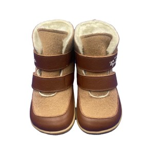 tipsietoes new genuine leather winter barefoot two straps kids boots TipsieToes New Genuine Leather Winter Barefoot Two Straps Kids Boots 1