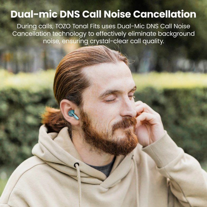 tozo t21 wireless earbuds 5.3 bluetooth headphone sem in ear with dual mic noise cancelling waterproof 44h with power display TOZO T21 Wireless Earbuds 5.3 Bluetooth Headphone Sem in Ear with Dual Mic Noise Cancelling Waterproof 44H with Power Display 3