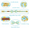 lemon dog collar with bowtie unique style paws cute dog collar set Lemon Dog Collar with Bowtie Unique Style Paws Cute Dog Collar Set 3