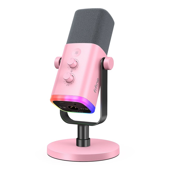fifine usb/xlr dynamic microphone with rgb control/headphone jack/mute,mic for pc gaming recording streaming ampligame am8 FIFINE USB/XLR Dynamic Microphone with RGB Control/Headphone jack/Mute,MIC for PC Gaming Recording Streaming AmpliGame-AM8