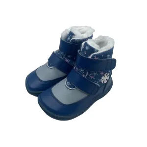 TipsieToes Genuine Leather Winter Barefoot Two Straps Boots Toddler Girl Boy Kids 5