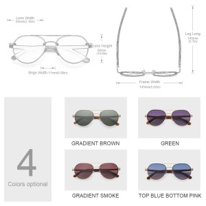 Oi Wood Men Polarized Sunglasses Driving Sun Glasses 2