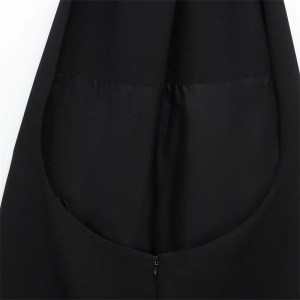 Zach women's buckleback Fur Little Black Dress 6