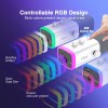 fifine xlr/usb dynamic microphone with headphone jack/rgb/mute,mic for recording streaming gaming ps4/ps5 ampligame am8w FIFINE XLR/USB Dynamic Microphone with Headphone Jack/RGB/Mute,MIC for Recording Streaming Gaming PS4/PS5 Ampligame AM8W 3