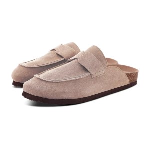 Crestar Women Clogs Slippers Classic Fashion Cork Suede Mules