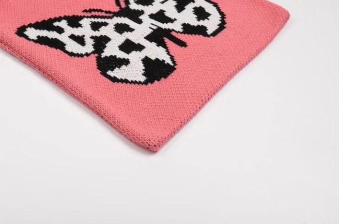 90s butterflyknitted soft big capacity shipping top handle tote bag sweet cute butterfly pattern aesthetic crochet handbag 90s ButterflyKnitted Soft Big Capacity Shipping Top-handle Tote Bag Sweet Cute Butterfly Pattern Aesthetic Crochet Handbag 6