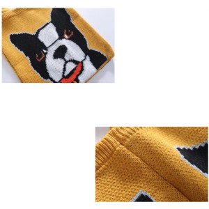 Frenchie Knitted Soft Top-Handle Shopper Handbag 4
