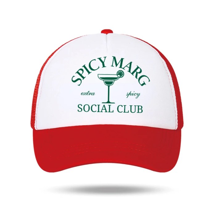 spicy marg social club truck cap – baseball cap for men & women – ventilated mesh, party, trucker hat Spicy Marg Social Club Truck Cap – Baseball Cap for Men & Women – Ventilated Mesh, Party, Trucker Hat 5